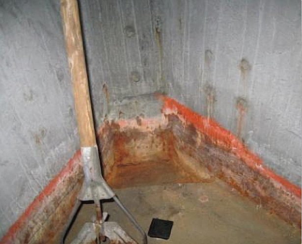 Corrosion damage at the Gateway Arch